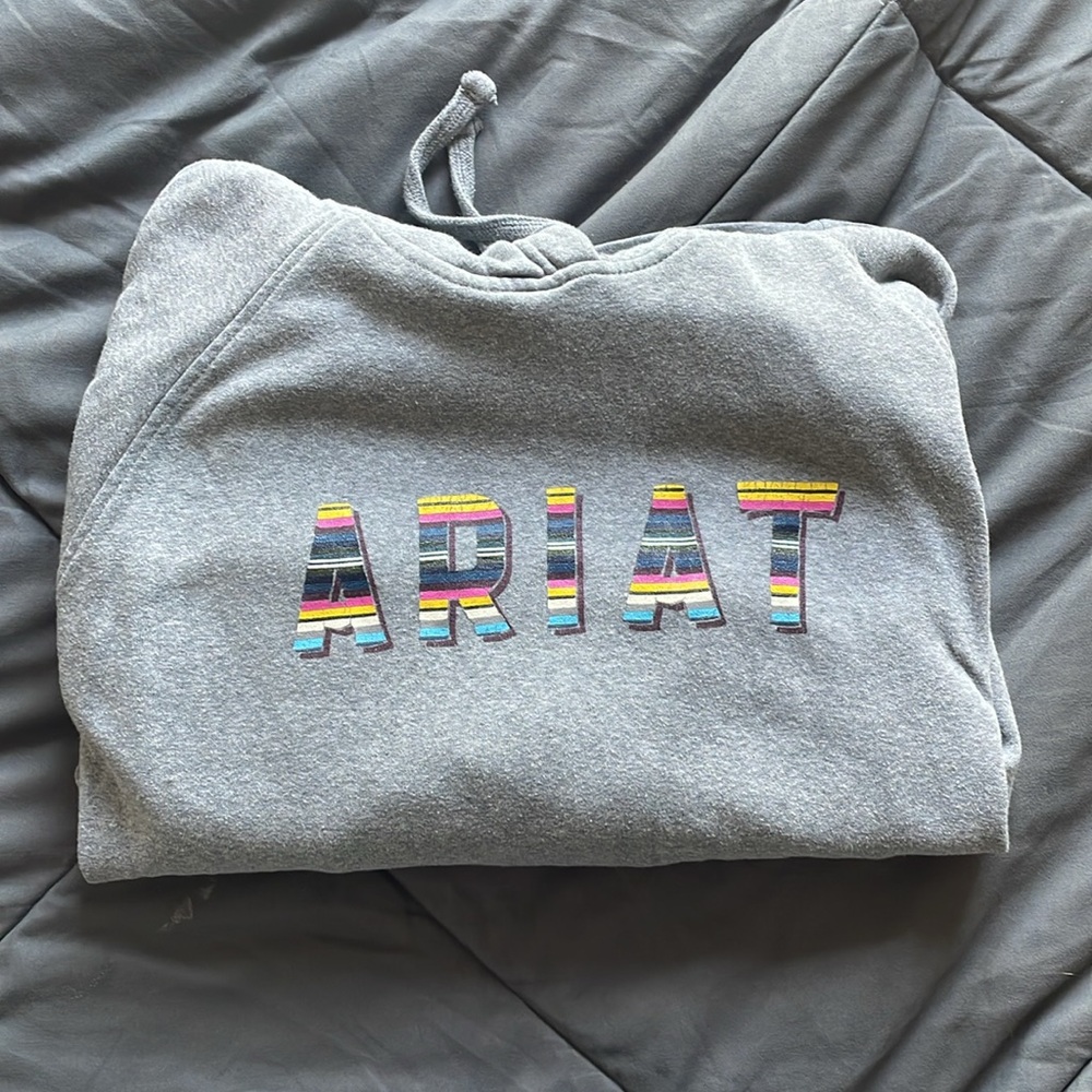 ⚡️ARIAT GRAY HOODIE SZ M⚡️